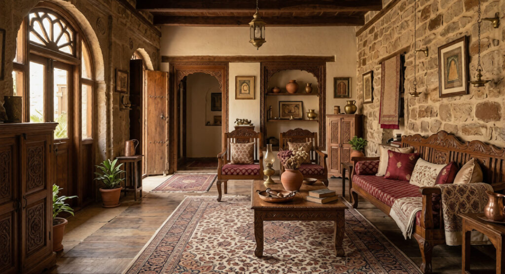 Traditional house interior